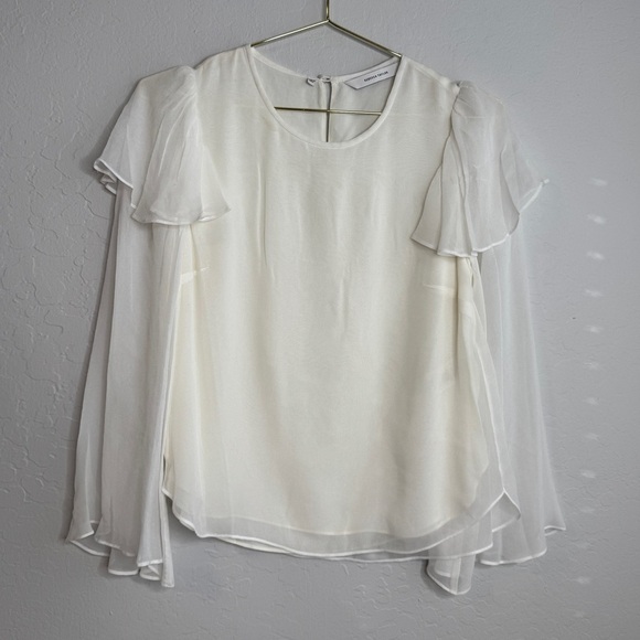 REBECCA TAYLOR
Ruffled Silk Chiffon Blouse - Picture 5 of 10